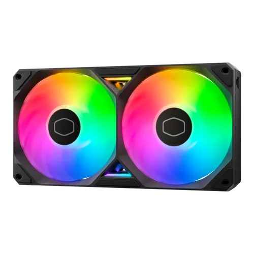 Vista 15 de Cooler Master MF120 Lite Black Carcasa Refrigerador Líquido Ventilador Enfriador de Aire, Ventilador de 120mm, PWM Dinámico 1,750 RPM, Palas