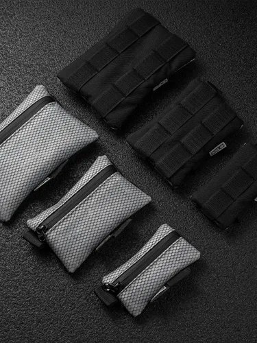 Vista 8 de TACTICAL_GEEK Juego de Bolsas de Almacenamiento A5 EDC, Bolsa Multiusos Molle EDC para Gadgets, Bolsillo Utilitario Multifuncional para Herramientas
