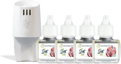 Vista 15 de Scent Fill Ambientador Enchufable de Glaciar 100% Natural, Repuestos de Aceite Perfumado, 2 Repuestos + Difusor
