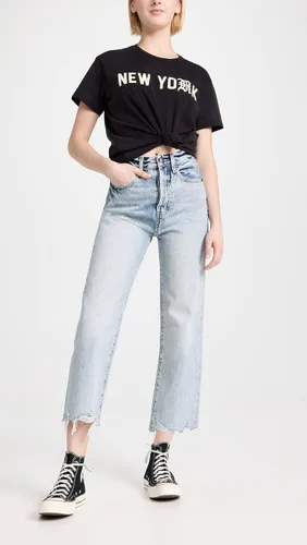Vista 5 de Pistola Denim Pantalones de mezclilla Cassie Crop para mujer