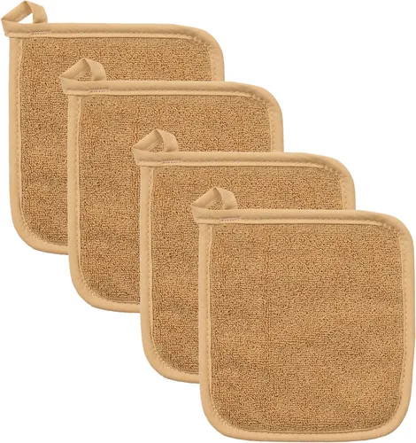 Vista 34 de RITZ Guante de olla y protector térmico de rizo: Resistente al calor sin igual, duradero 100% algodón – Diseñado ergonómicamente para un agarre