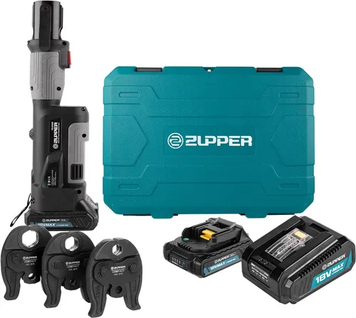 Vista 13 de ZUPPER - Mini herramienta de prensa para manguitos de acero inoxidable de tubo PEX de 1/2", 3/4", 1" 18V Electric Pipe Crimping Tool Suitable for