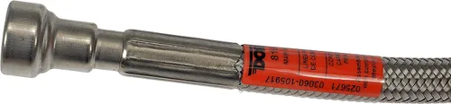 Vista 6 de Dorman 819-814 Línea de combustible trenzada de acero inoxidable flexible frontal compatible con modelos seleccionados (OE FIX)