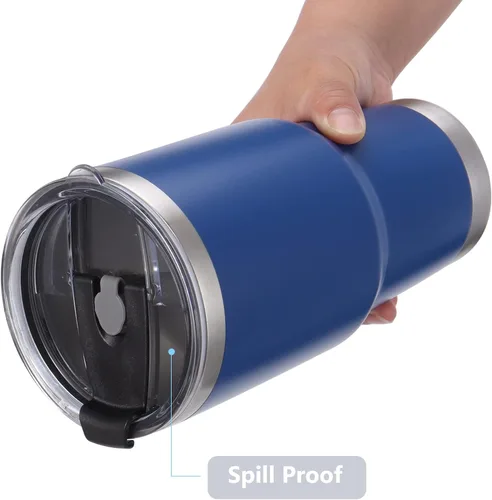 Vista 4 de DOCIK - Tapas de repuesto a prueba de derrames, compatibles con vaso YETI de 30 onzas, tapas abatibles con agujero para pajilla, sin BPA, paquete