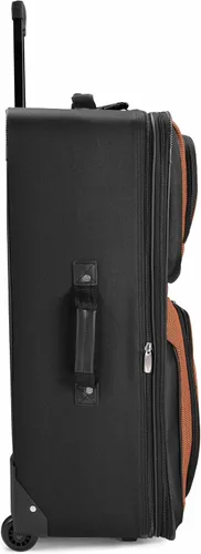 Vista 70 de Travel Select Amsterdam - Equipaje vertical y expansible con ruedas, marino