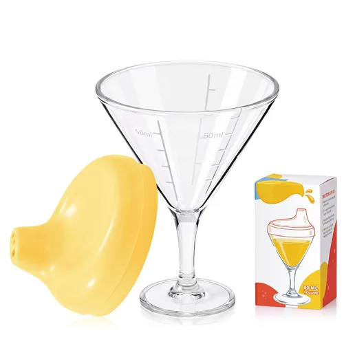 Vista 19 de Irenare 1 Pieza Taza Sippy de Vino para Bebé Copa de Plástico Copa Goblet Sin Derrames Vaso de Vino para Bebé Copa Sippy Goblet para Bebé Taza