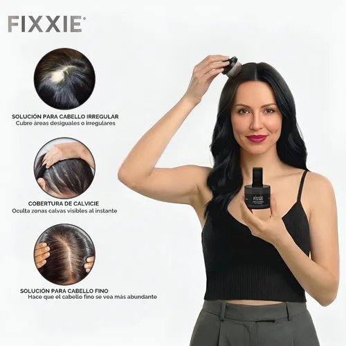 Vista 2 de Polvo de línea capilar para retoque de raíz negra, corrector de pérdida de cabello instantánea para cabello delgado, resistente al viento y al