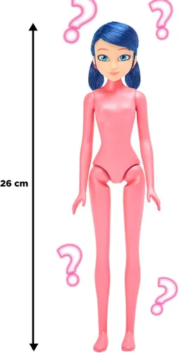 Vista 14 de Miraculous Ladybug Magic Heroez Reveal - Muñeca que cambia de color Marinette se transforma en disfraces sorpresa con esta muñeca de revelación