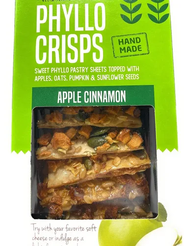 Vista 7 de Phyllo Crisps Manzana Canela por Nu Bake Paquete de 3 – 2.8 oz