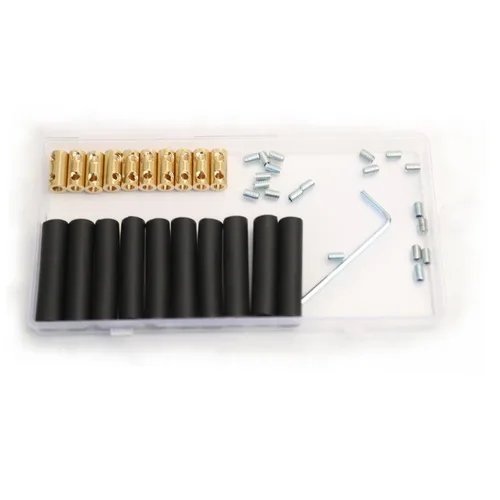 Vista 2 de 10Pcs 6 Awg, Conector de calibre 6 para cableado, Kit de tuercas de conector de cable, Terminal de conexión de cableado rápido de empalme, Kit