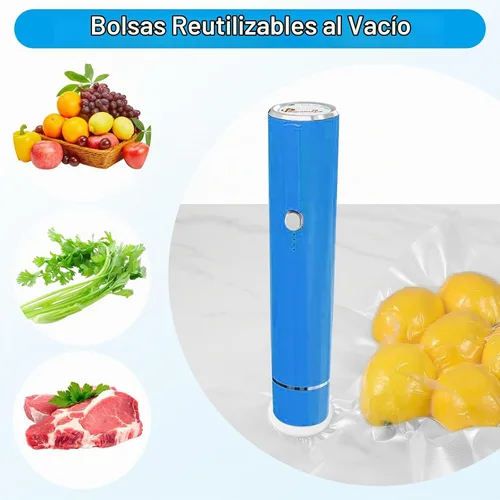 Vista 6 de 40 bolsas selladoras al vacío para alimentos con válvula de aire, bolsas reutilizables para Sous Vide (20 L+20 pequeñas)