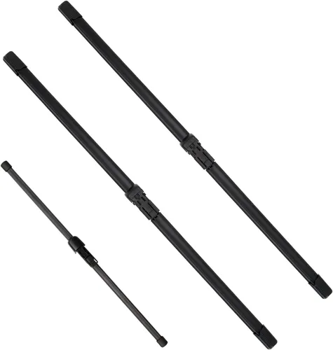 Vista 15 de JustCar - 3 limpiaparabrisas para Jeep Wangler 2007-2017 y Jeep Wrangler JK 2008-2018, repuesto de equipo original - 15, 15 y 12E pulgadas - juego