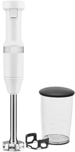 Vista 2 de KitchenAid Batidora de mano con cable de velocidad variable KHBV53, color blanco, (paquete de 2)