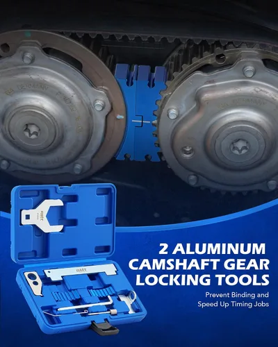 Vista 2 de Kit de herramientas de sincronización del árbol de levas del motor OMT con Azul