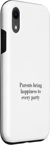 Vista 3 de iPhone XR Parents bring happiness to every party Case