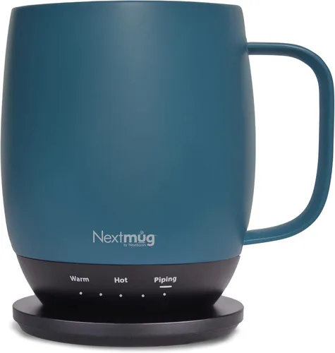 Vista 13 de Nextmug - Taza de café autocalentable con control de temperatura (negro, 14 onzas)