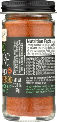 Vista 7 de Frontier Organic Seasoning, Berbere, 2.3 onzas