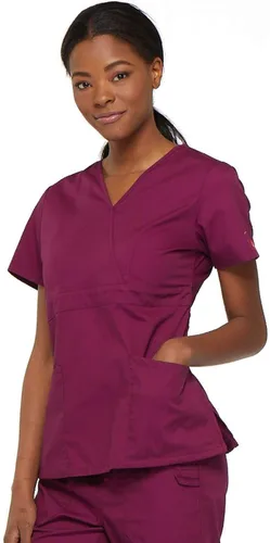 Vista 6 de Dickies EDS Signature - Camiseta envolvente falsa para mujer con lazo para múltiples instrumentos
