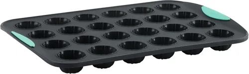 Vista 9 de Trudeau Structure - Molde de silicona para magdalenas, 12 tazas, silicona flexible con forro duro para mantener la forma, antiadherente, sin BPA