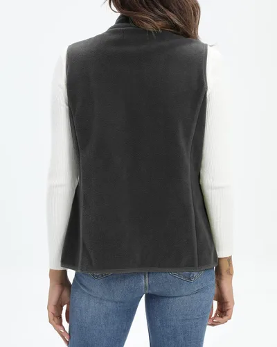 Vista 7 de Xeoxarel Chaleco de forro polar para mujer con 6 bolsillos (XS-2XL)