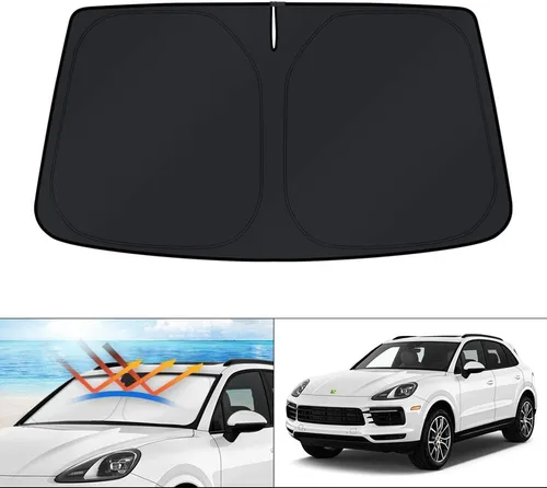 Vista 184 de KUST Parasol para parabrisas para BMW X1 F48 2016, 2017, 2018, 2019, 2020, 2021, 2022, accesorios de ajuste personalizado, parasol plegable