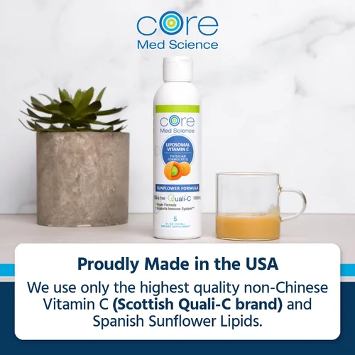 Vista 7 de Optimizado liposomal con vitamina C de 0.035 oz Vitamina C "Quali-C" (libre de china), la más alta absorción, fórmula física, soporte inmune, sin