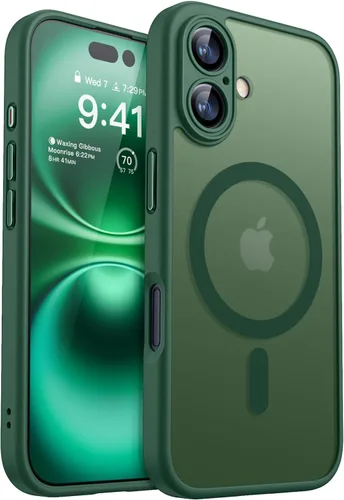 Vista 77 de CANSHN Funda magnética compatible con iPhone Air (6.5 pulgadas), mejorada [protección completa de la cámara] [compatible con Magsafe]