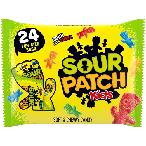 Vista 20 de SOUR PATCH KIDS Caramelos Suaves y Masticables de Fresa, Caramelos a Granel, 12 Bolsas de 8 oz