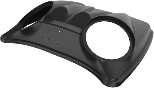 Vista 89 de Tapas de altavoz dobles de 8 pulgadas a juego para Advanblack/OEM Harley Rushmore estilo Razor, Chopped & King Tour Pak Whisky ámbar