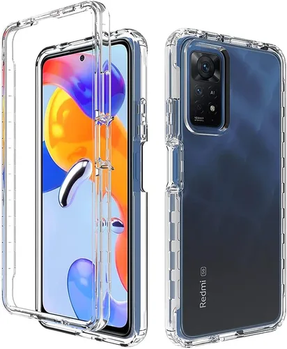 Vista 197 de Pzwoxukhov Funda para Xiaomi Poco M3 M2010J19CG M2010J19CI Caso, alta transparencia, color degradado, funda de absorción de impactos anticaída