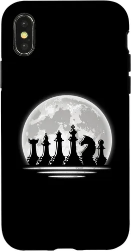 Vista 5 de Chess Design - Chess Figures Full Moon - Chess Case for iPhone 17