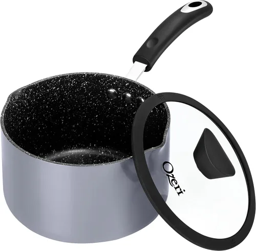Vista 11 de La cacerola de piedra todo en uno y olla de cocina de Ozeri – 100% APEO, GenX, PFBS, PFOS, PFOA, NMP y revestimiento de fabricación alemana sin NEP