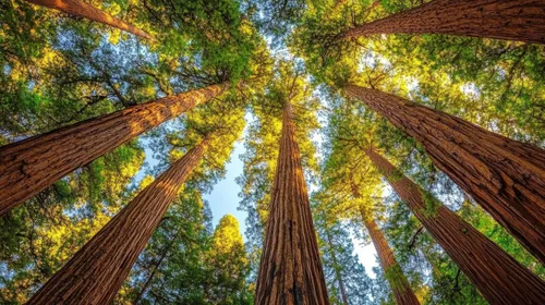 Vista 4 de 5 árboles jóvenes de secuoyas gigantes vivos (aprox. 1 pies a 1.5 pies de alto): gigante de la naturaleza en tu patio trasero