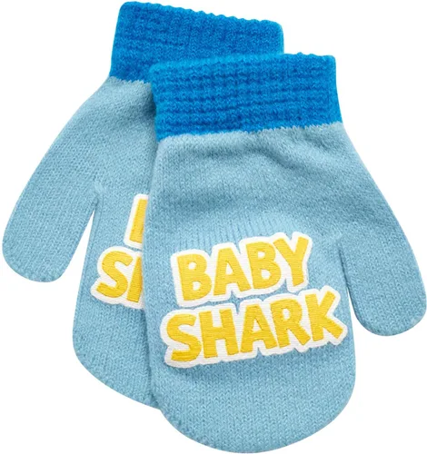 Vista 5 de Nickelodeon Conjunto de 2 pares de guantes de invierno para bebé y tiburón para niños (niño)
