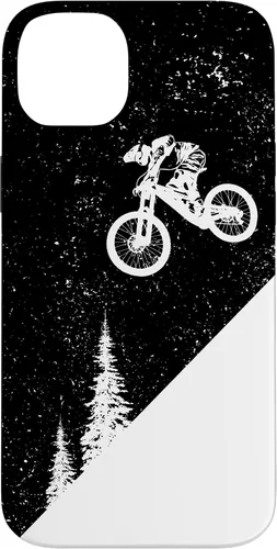 Vista 15 de Funda para bicicleta de montaña para iPhone 16, descenso, BTT, vintage, para ciclismo de montaña