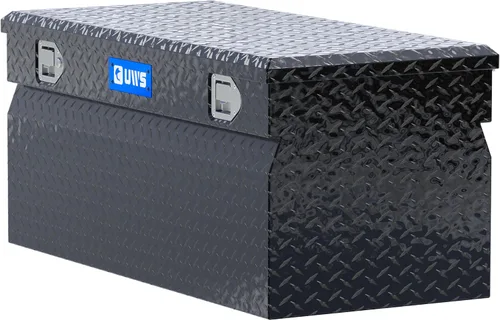 Vista 6 de UWS TBC-42-BLK Cofre estándar negro de 42" con tapa aislante biselada