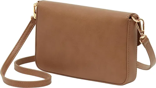 Vista 2 de Cavalli Class MESSINA - Bolso cruzado pequeño color camel para mujer, Camello
