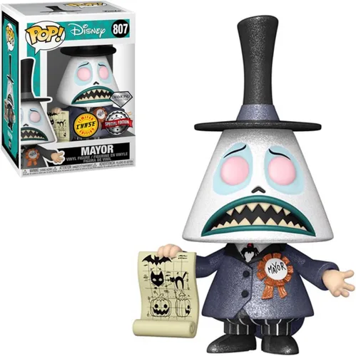 Vista 3 de Funko Disney: La pesadilla antes de Navidad - Alcalde (luz negra)