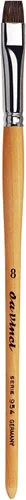 Vista 95 de Da Vinci Watercolor Serie 5830 CosmoTop Mix B Pincel para pintar, Mezcla sintética/natural para lavado plano, Tamaño 10