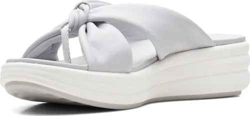 Vista 4 de Clarks Drift Ave para mujer, gris (Light Grey Synthetic)
