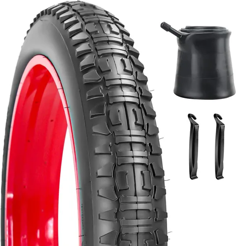 Vista 8 de 20x4.0 26x4.0 pulgadas Fat Bike Neumáticos MTB Bicicletas Reemplazo para Mountain Snow All Terrian Trail Bicicletas Triciclo