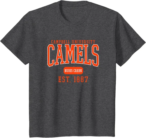 Vista 11 de Campbell University Camiseta Fighting Camels Est. Date, Gris
