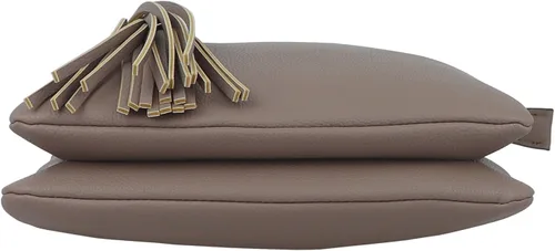 Vista 5 de B BRENTANO Bolso cruzado vegano con doble cremallera con gran detalle de borla