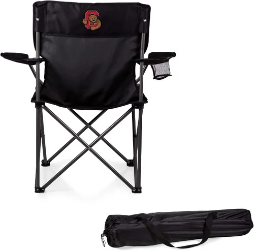 Vista 21 de PICNIC TIME NCAA PTZ - Silla de campamento, silla de picnic, silla de playa con bolsa de transporte (negro)