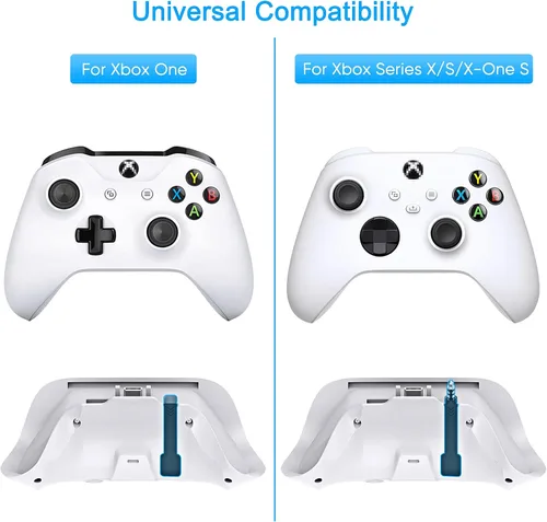 Vista 2 de Teclado de control para Xbox Series X S para Xbox One One S teclado inalámbrico Bluetooth para juegos con receptor USB altavoz integrado y conector