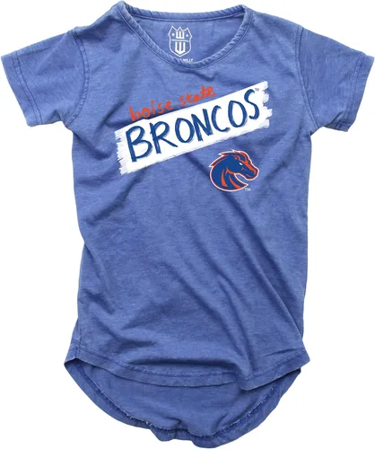Vista 49 de Wes and Willy NCAA - Camiseta Burnout para niñas S/S