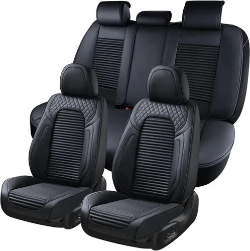 Vista 27 de Coverado Fundas de asiento delantero, fundas de asiento delantero de automóvil, fundas de asiento de piel de napa para automóviles, fundas