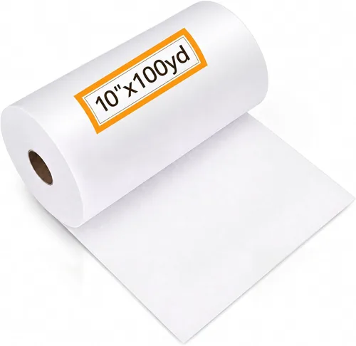 Vista 8 de Peryiter 1 rollo de 8 "x 100 yd Estabilizador de bordado de corte 25μM Estabilizador de respaldo para bordado Estabilizadores de costura ligeros