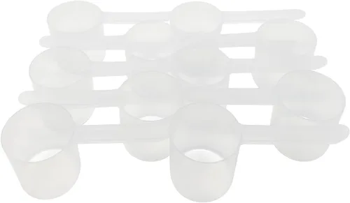 Vista 23 de 1 mL (1 CC) Cuchara de mango largo para café, proteína en polvo, comida para mascotas, especias, granos, productos secos – Cuchara medidora