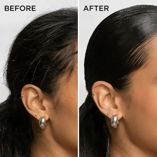 Vista 2 de Style Factor EDGE BOOSTER - Barra de cera para el cabello con cera de abejas Barra de pomada lisa para cabello suelto, puntas y cabello de bebé